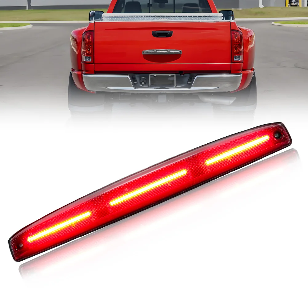 

1Pcs For 2003 2004 2005 2006 Dodge RAM 2500 3500 Dually DRW(Dual Rear Wheel) Rear Tailgate Tail Light 3rd Third Brake Light LED
