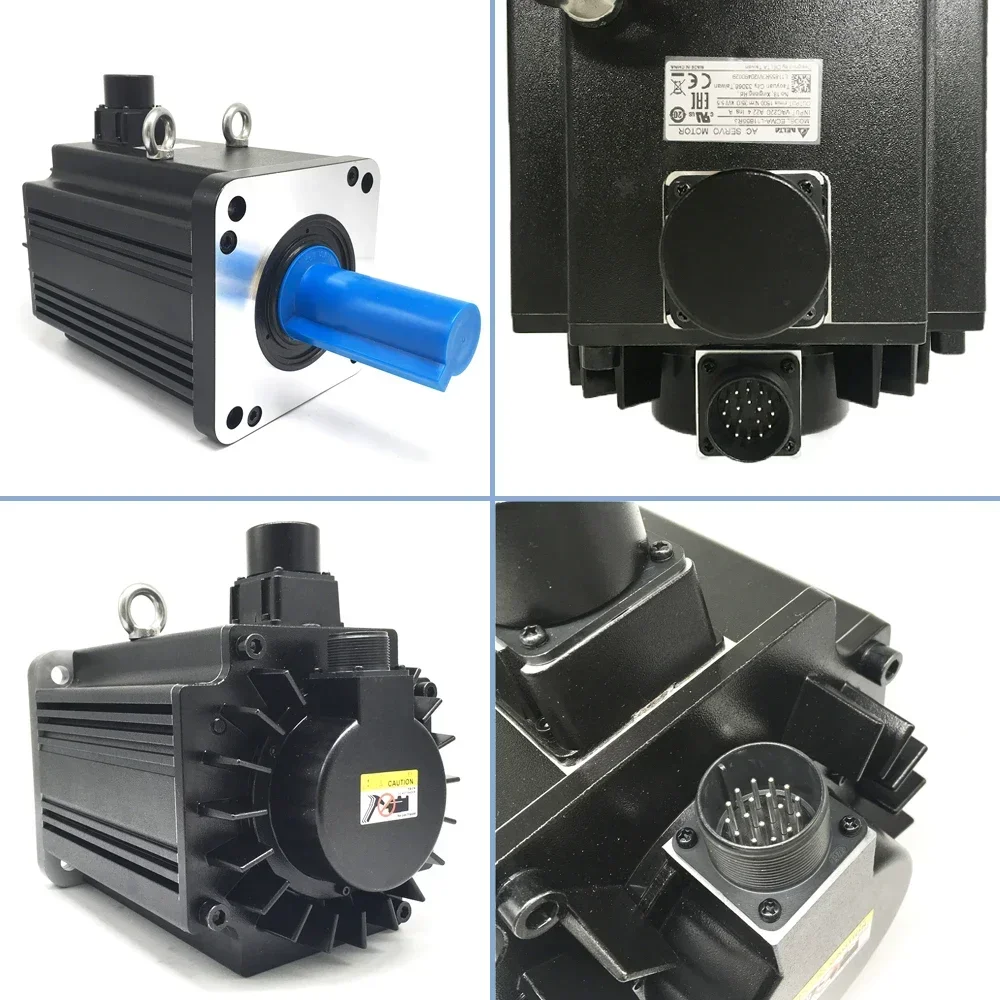 380 فولت/400 فولت محرك سيرفو يعمل بالتيار المتردد سائق عدة دلتا محرك معزز 1KW/1.5KW/2KW-7.5KW Canopen RS485 طقم سيرفو ASD-A2-1543-M + ECMA-K11315RS