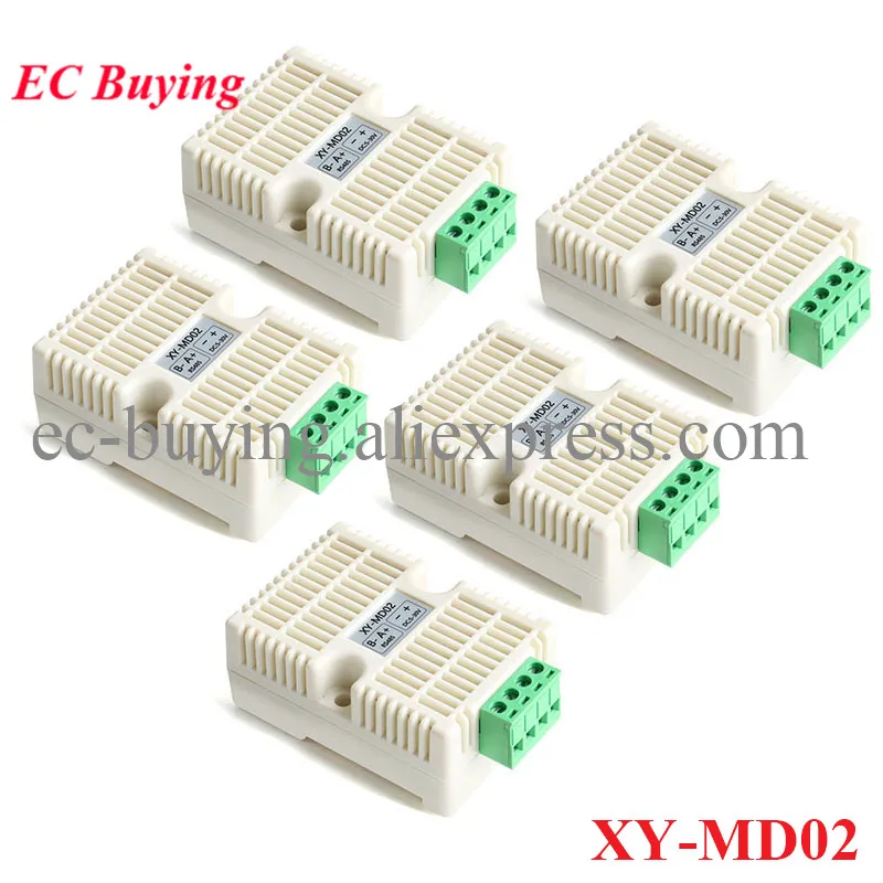 5pcs/1pc XY-MD02 Temperature and Humidity Transmitter Detection Sensor Module Modbus SHT20 Temperature RS485 Signal Analog