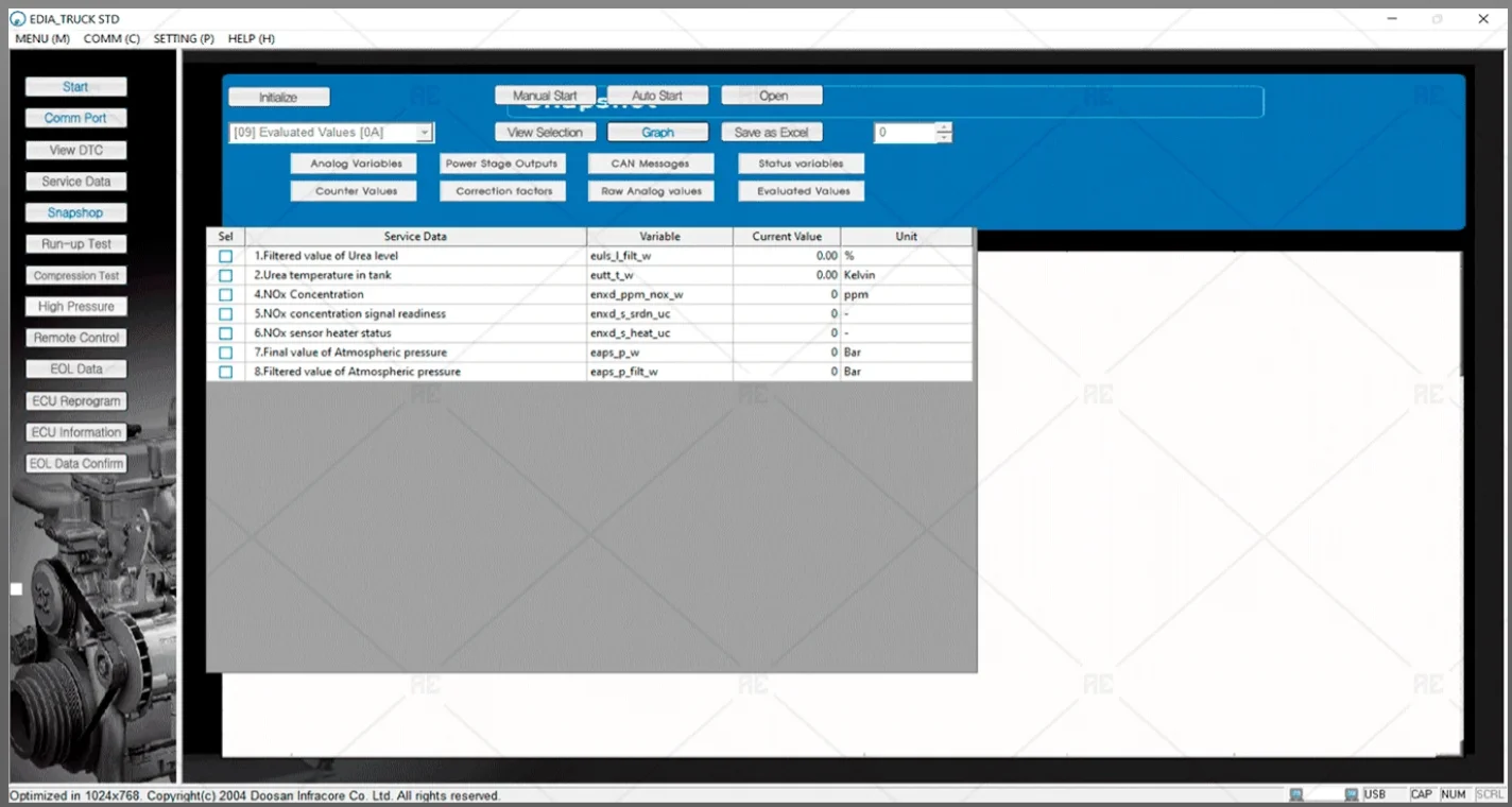 

AutoDVD2 Doosan eDoctor Engine Diagnostic 2.4.0.7 (EDIA) 2023, пакет программного обеспечения для грузовиков и автобусов + бревенчатый сигнал