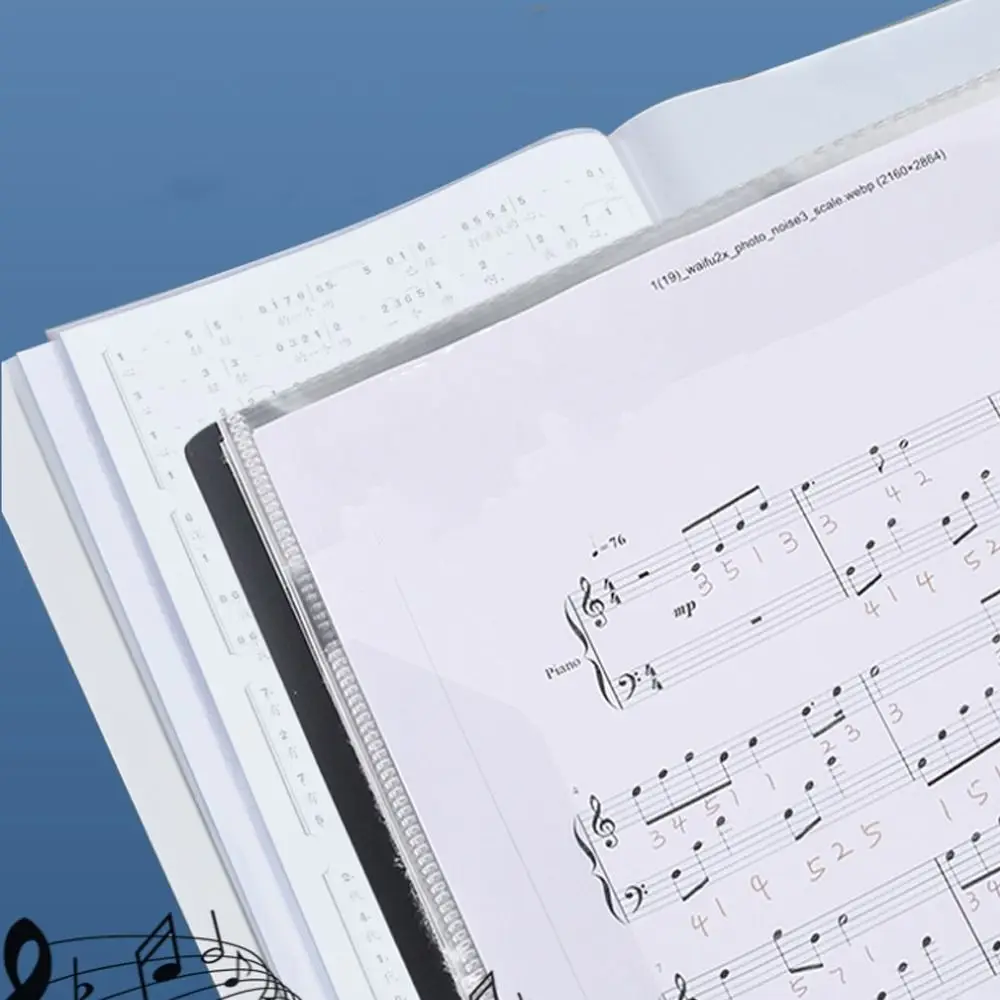 

Multi-purpose A4 Sheet Music Folder Creative Durable Loose Leaf Notebook Fashionable Waterproof Budget Binder Gift