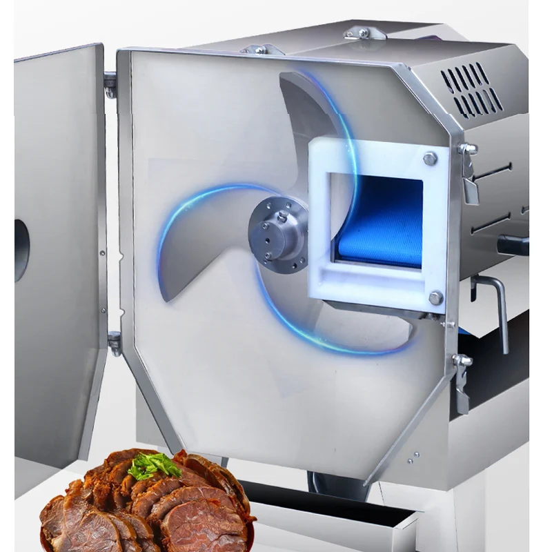 Trancheuse à viande industrielle et commerciale, coupe-bacon, coupe-viande de bœuf cuit, machine à trancher, restaurant