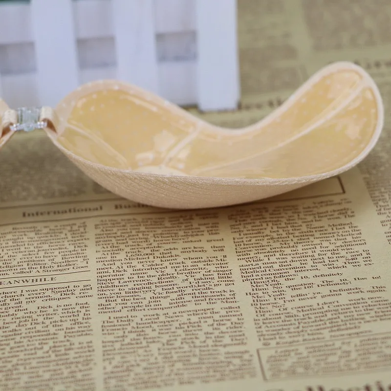 حمالة صدر لاصقة للغاية من السيليكون بدون حمالات حمالة صدر لاصقة غير مرئية محسن للنساء مثير يغرق على شكل مانجو حمالة صدر لاصقة #2