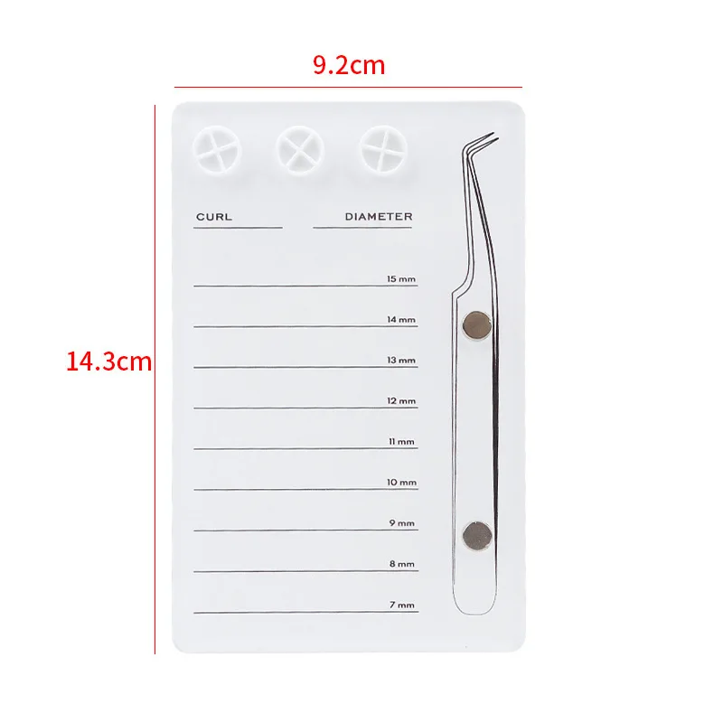 Magnetic Eyelash Suction Plate Holder Glue Pallet Acrylic Board Grafting False Lashes Extension Stand Pad Glue Ring Makeup Tools