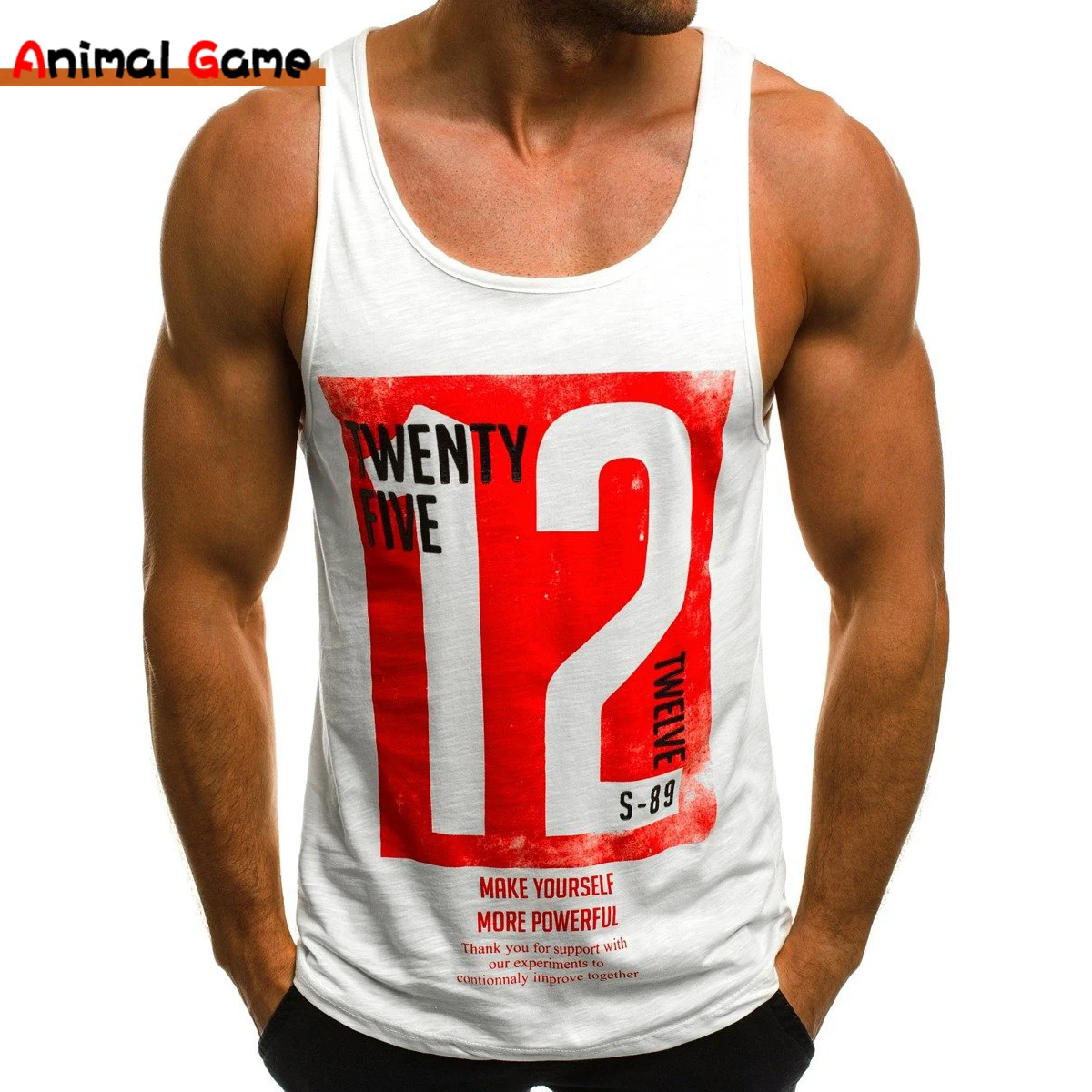 New Gym Tank Top Zomer Katoenen Mouwloos Shirt Casual Mode Fitness Stringer Tank Top Mannen Bodybuilding Kleding