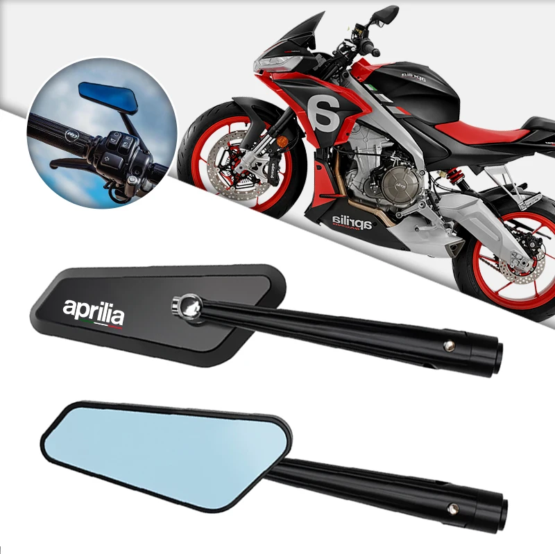 CNC Aluminum Motorcycle Rear View Mirror Side Wing Rearview Reflector Mount For Aprilia RSV4 FACTORY/RSV4-R/RR/RF TUONO V4 1100R