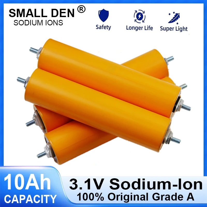 3.1V 10Ah sodium-ion battery 20C resistant to low high temperatures DIY 12V inverter electric vehicle travel and camping Class A