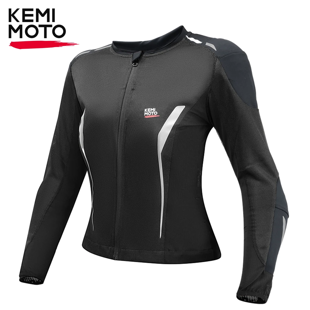 

Summer Protective Armor Jackets Men Women with 7Pcs CE Gear Set Summer Riding Soft Mesh Top Body Protector Sports Equipment