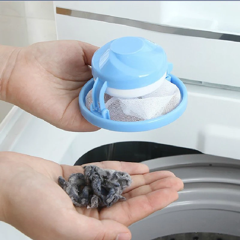 Laundry Ball With Mesh Floating Pet For Washing Machine Hair Collector Cleaning Balls Lint Hair Catcher Reusable Washing Balls