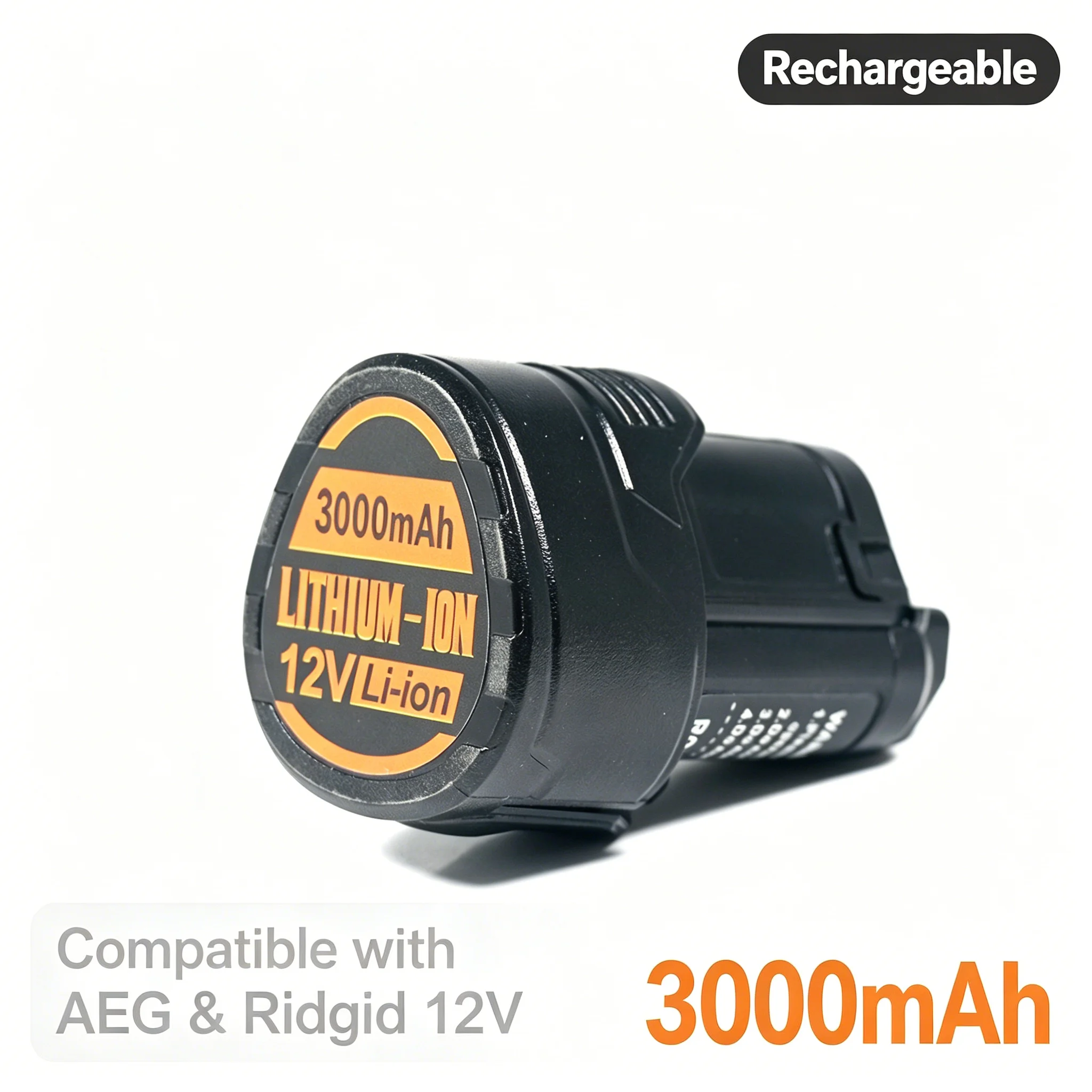

For 12V AEG Ridgid 12V 3000mAh Rechargeable 18650 Li-Lon Battery For 12V AEG Ridgid L1215 BS12C,BS12C2,BSS12C L1215P L1215R
