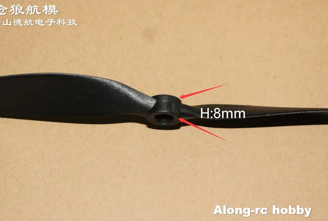 5 Stücke RC Flugzeug DIY Modi Ersatzteil 8060sf 8 Zoll 8060 8*6 Kunststoff Langsam Propeller 20 cm Länge für EPO Schaum 3D 3A Flugzeug