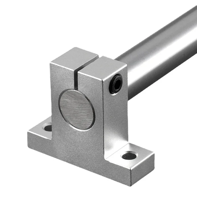 2pc Linear Optical Axis SK Vertical Support Aluminum Alloy Bearing Frame Polished Rod Holder SK12mm—SK40mm Support Bracket SK16