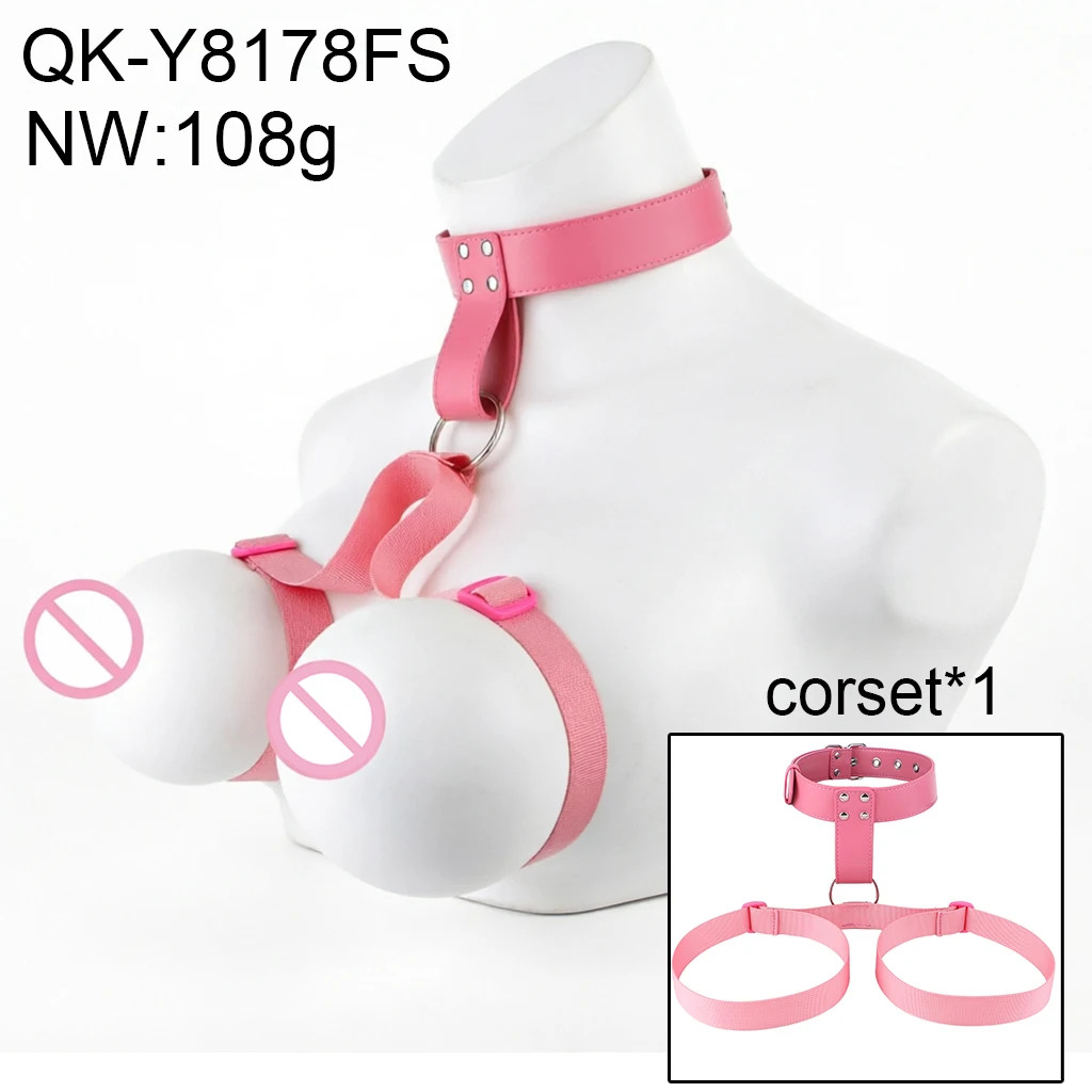 LICKER Chest Harness Belt, PU Leather