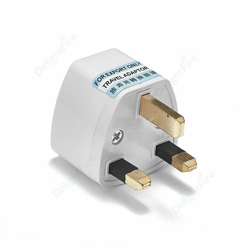 Adaptor colokan US Ke UK Adaptor Travel Universal gaya Eropa ke Inggris steker 3pin konverter Outlet Adaptor daya tipe G