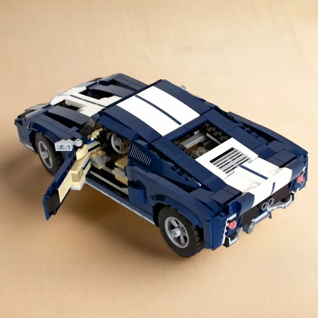 

1066Pcs 10265 GT04 MOC Sports Car Alternative Build (10265 Set) Education Building diy Blocks Birthday Toys Gift