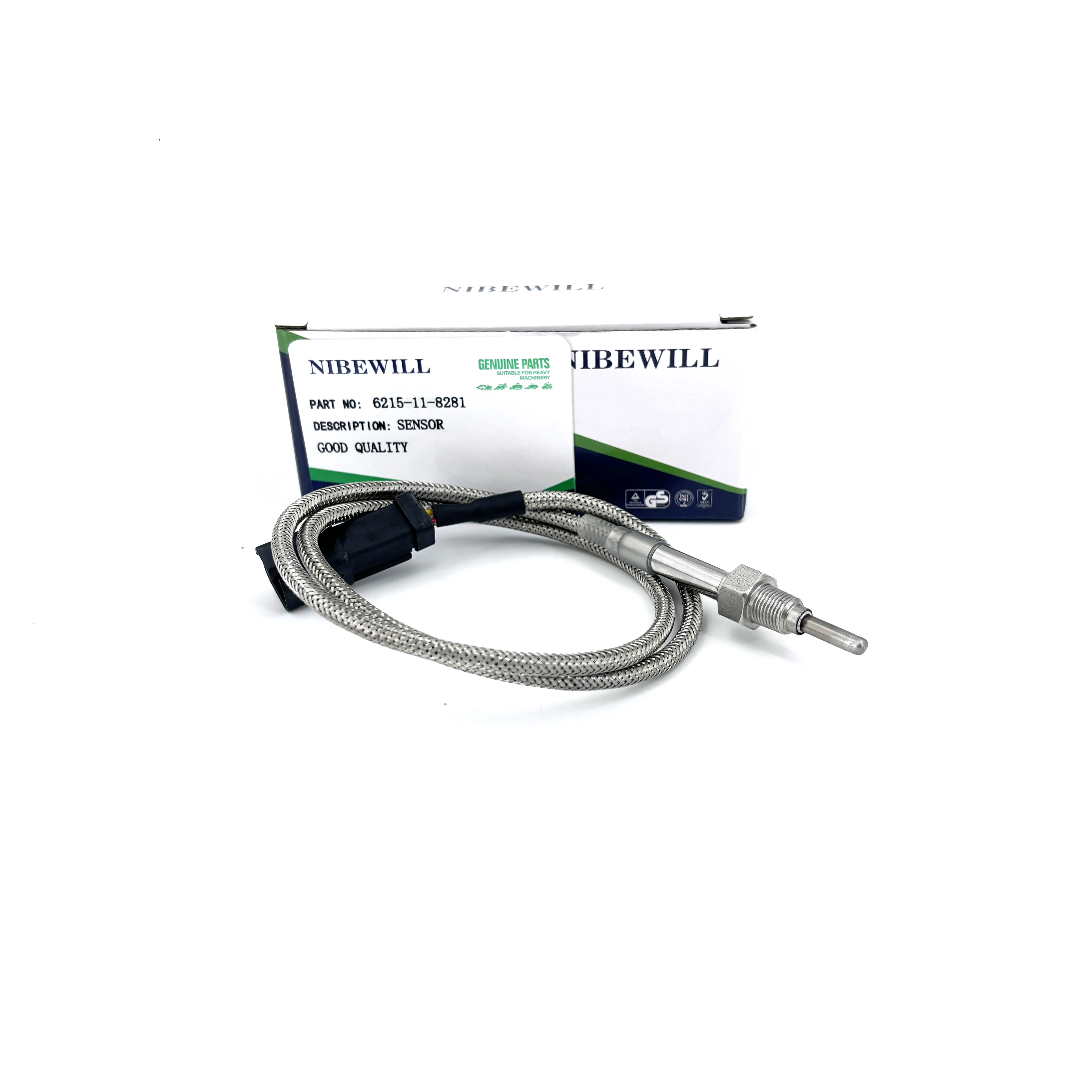 Excavator Temperature Sensor 6215-11-8281 For Komatsu SAA6D170E-5A SAA6D170E-5C PC1250SP-8R Engine