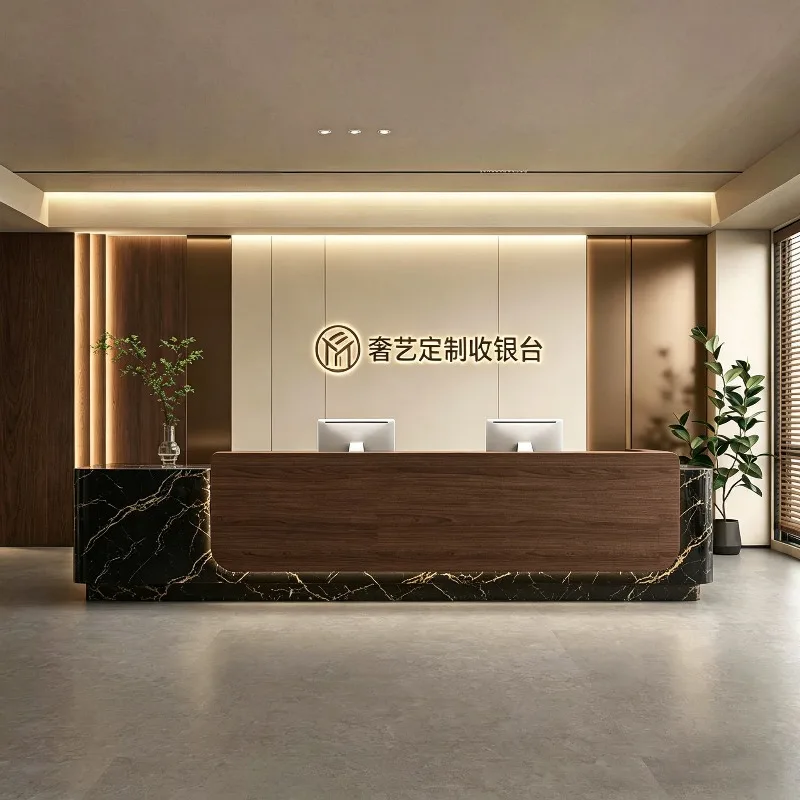 

Display Boutique Reception Desks Beauty Modern Italian Luxury Reception Desks Specialty Commercial Rezeption Theke Furniture