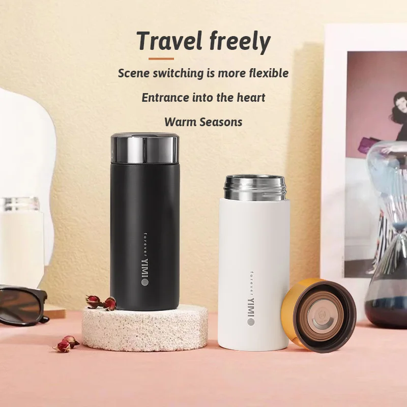 

Mini Thermos 200ml Water Bottle Stainless Steel 316 Thermal Flask Fashion Portable Pocket Thermo Cup Coffee Tea Thermal Tumbler