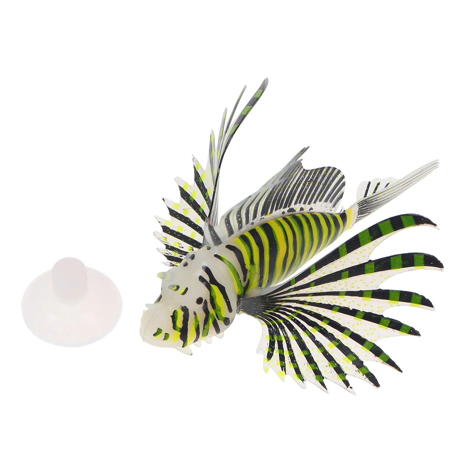 

Luminous Silicone Decor Artificial Small Decorations Aquarium L scaping Fake Fish Tank Glass Water Tank