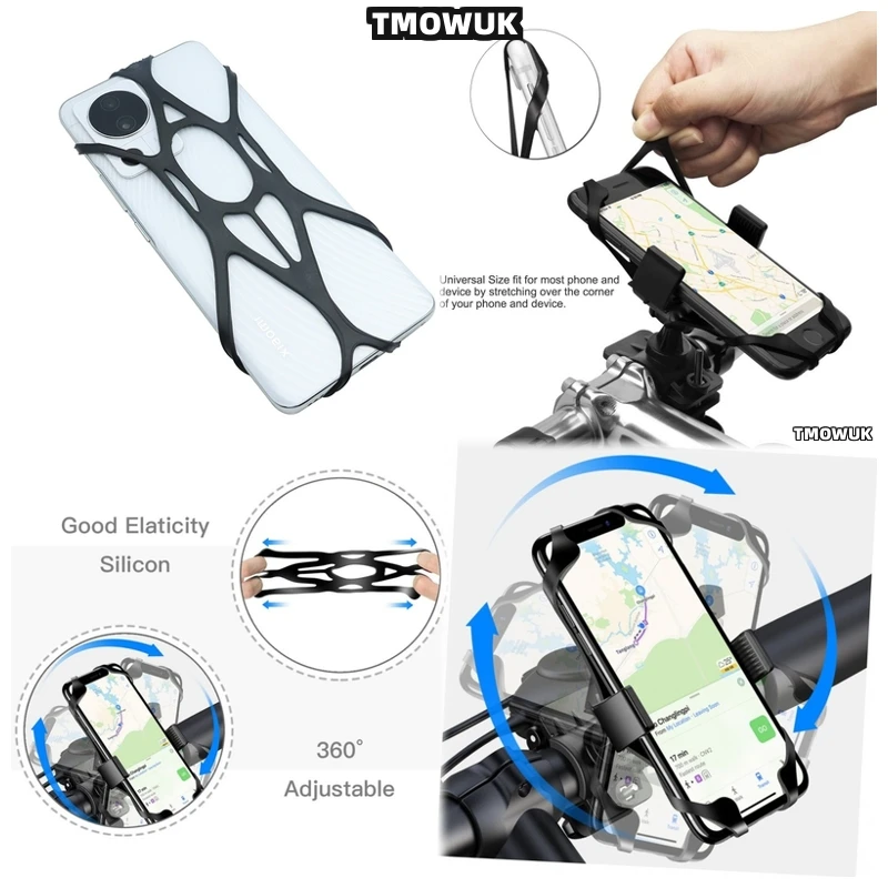 

Foldable Silicone Phone Mount With Rubber Suction Cup For IPhone Samsung Huawei Xiaomi OPPO Vivo Car Bike