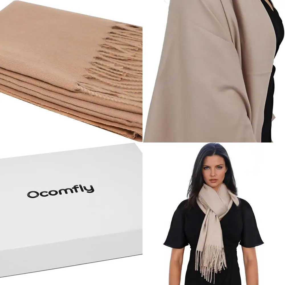 Luxury 100% Pashmina Shawl - Soft & Warm Women's Scarf - Gift Boxed Premium Wraps