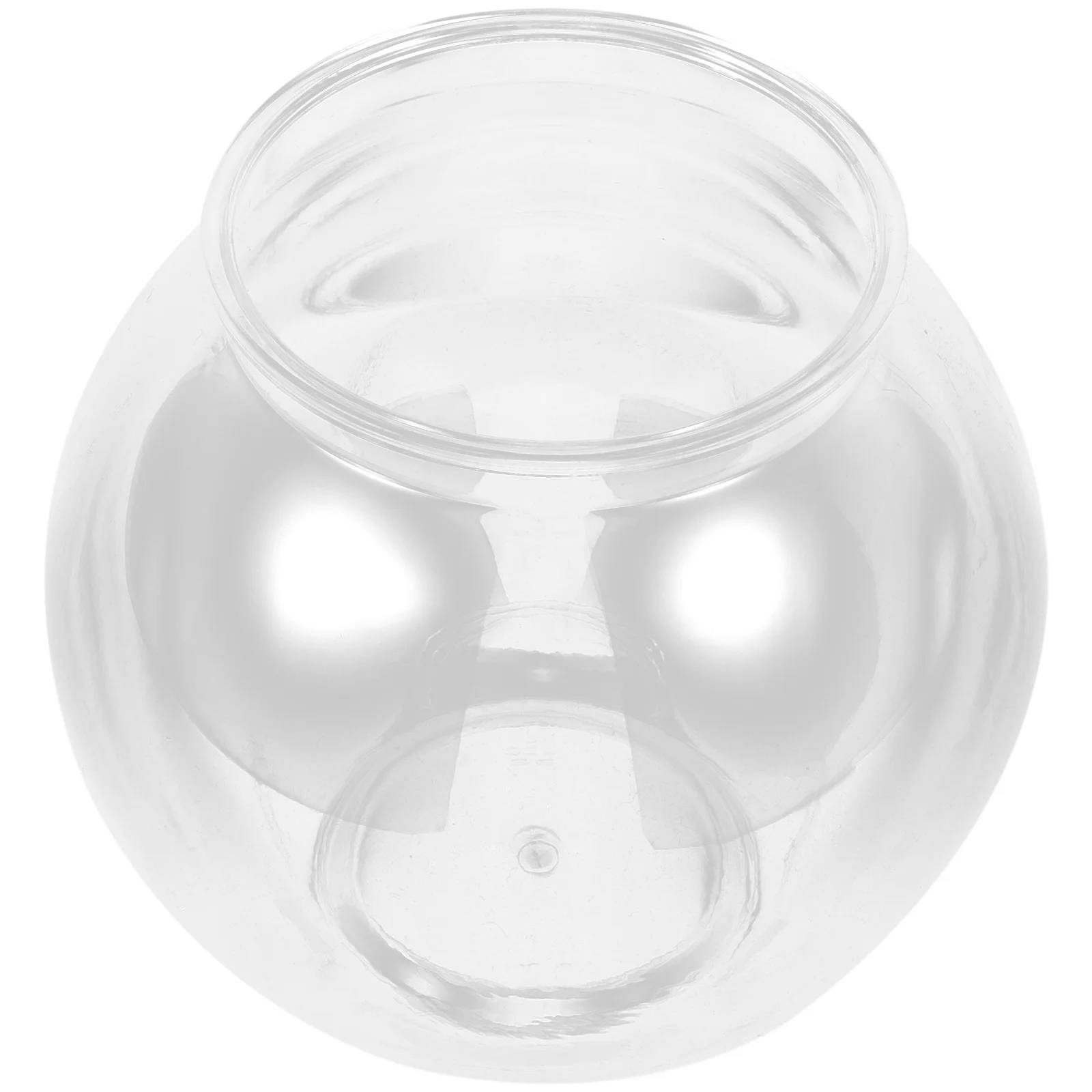 

Plastic Transparent Small Tank Goldfish Bowl For Home Office Wedding Decorative Tank Portable Lightweight Aquarium Fish Breeding