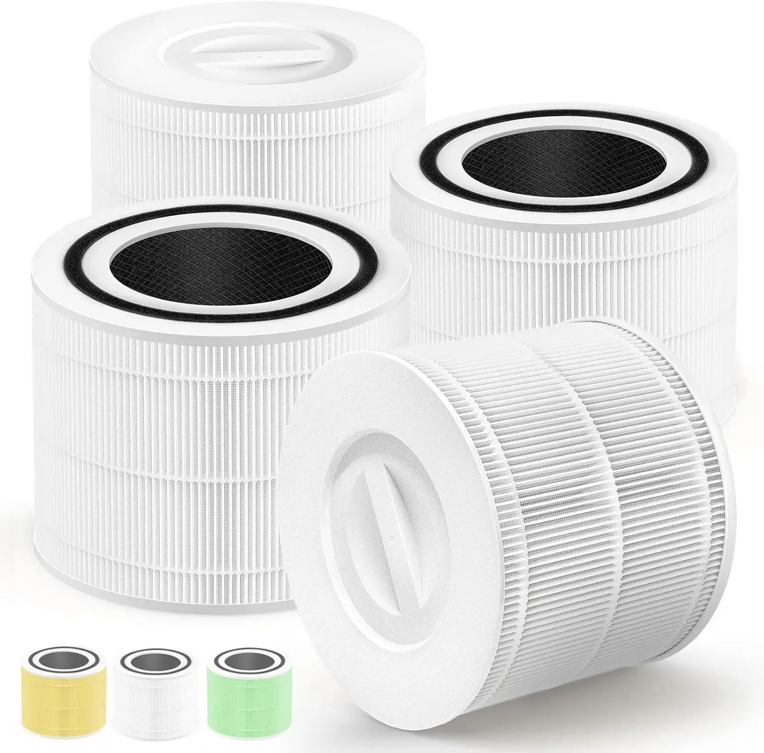 

Сменный фильтр для LEVOIT Core 300 Core 300, 3-в-1 H13 True HEPA и фильтр с активированным углем, Core 300, 1 упаковка