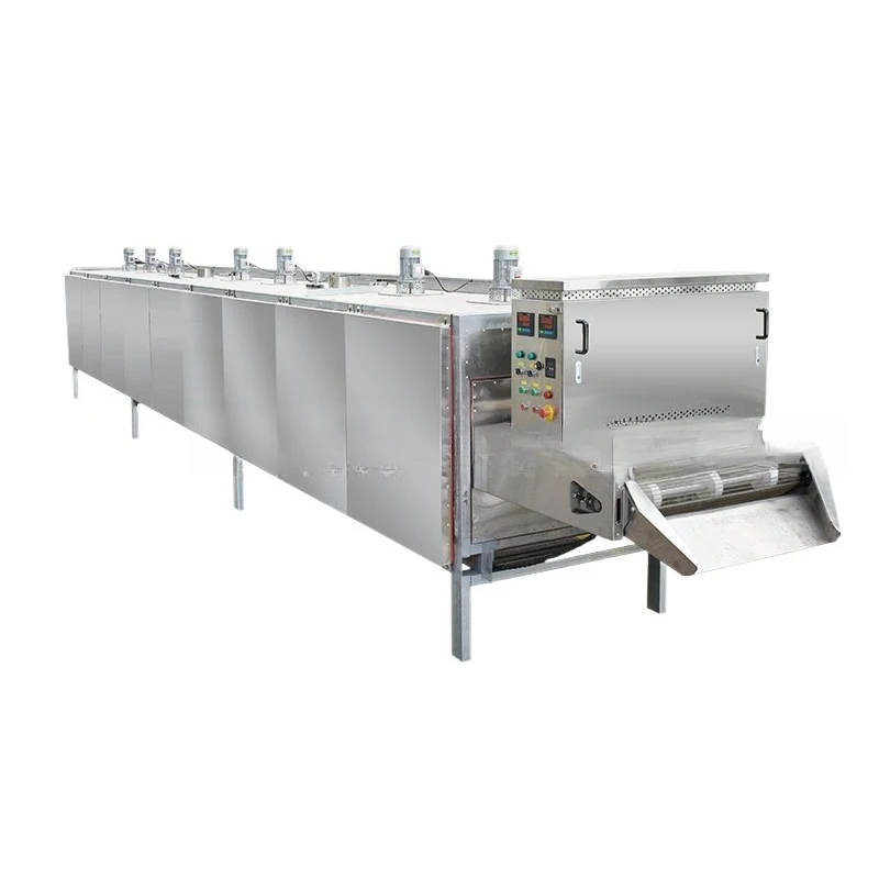 Nut continuous roasting machinery, almond wood roasting and drying equipment y