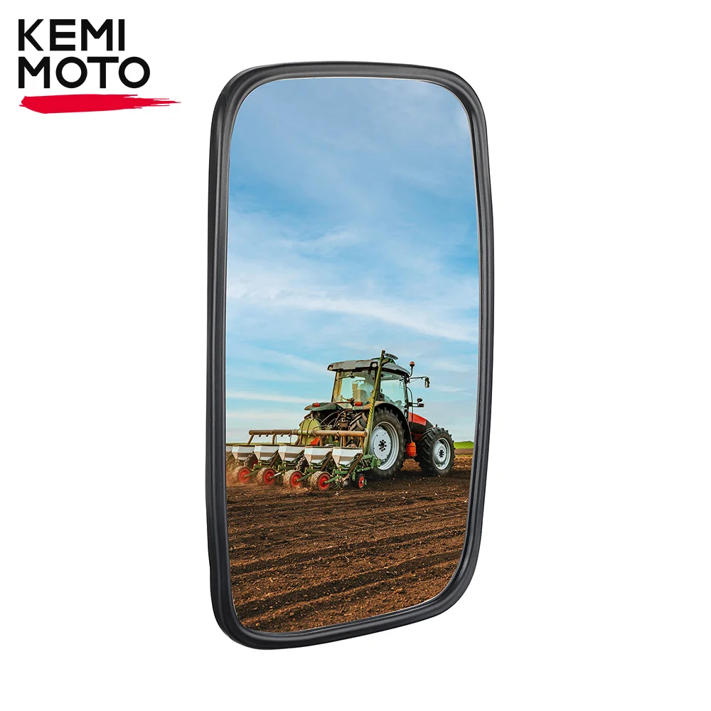 

KEMIMOTO Rear View Side Mirror for John Deere Tractors for Case IH for 0.6"-0.8" round square tube for Versatile for New Holland