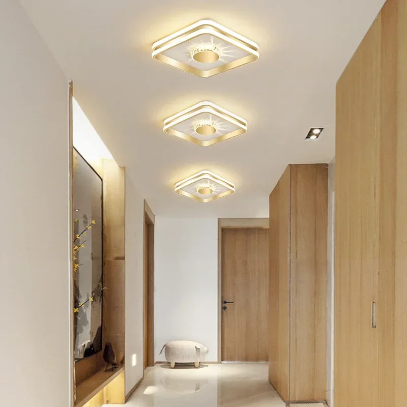 Modern LED Ceiling Lamp for Living Room Bedroom Aisle Corridor Stair Bathroom Ceiling Chandelier Indoor Lighting Fixture Luster