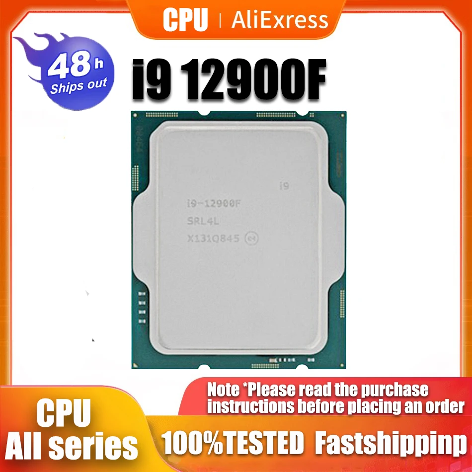 

Новый процессор Core i9 12900F, 2,4 ГГц, 16 ядер, 24 потока, L3 = 30 м, 65 Вт, LGA 1700, без вентилятора