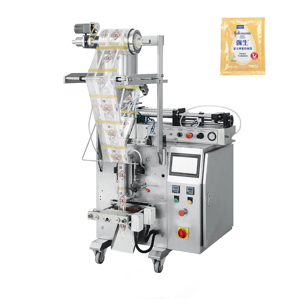 Automatic Vertical Filling Sealing Cream Lotion Stick Sachet Shampoo Packing Machine