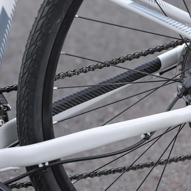 

【L】1 Set Chain Care Guard Cover Bicycle Chain Protector Black Cycling Frame Chain Stay Posted Protector Bike Accessories