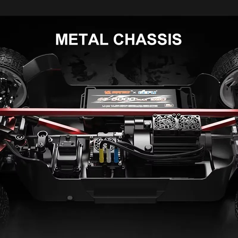 Hyper Go MJX 7303 7304 1/7 4WD RC Car Professional 4x4 Off-Road Racing 60km/H 3974 Hall Sensor Brushless 2.4G Remote Control Car