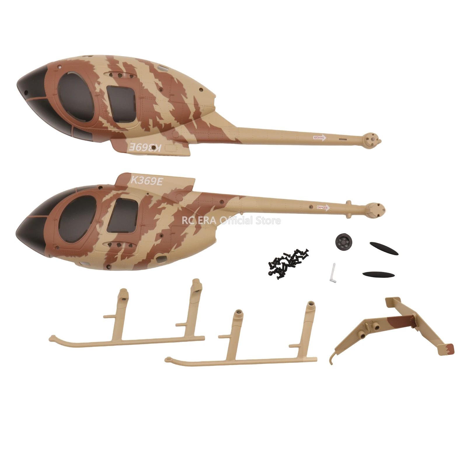 RC ERA  C184 Mini MD500 Sand Yellow RC Helicopter Main Rotor Fuselage Landing Skid Original Part for Replacement