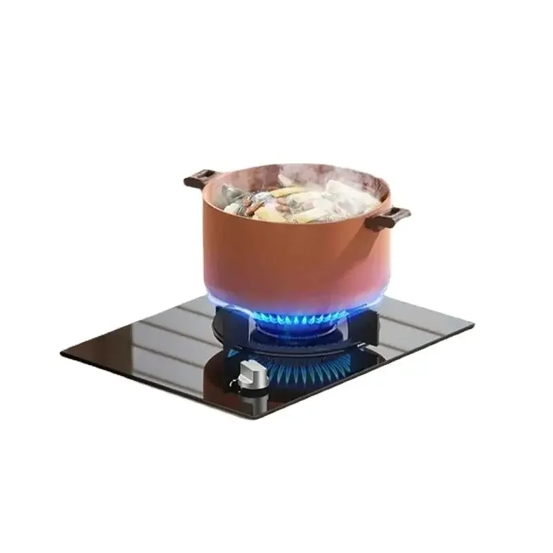 

5000W Gas Stove Single Burner Stove Built-in Countertop Flame Failure Protection Child Lock Natural Gas Liquefied Gas Stove