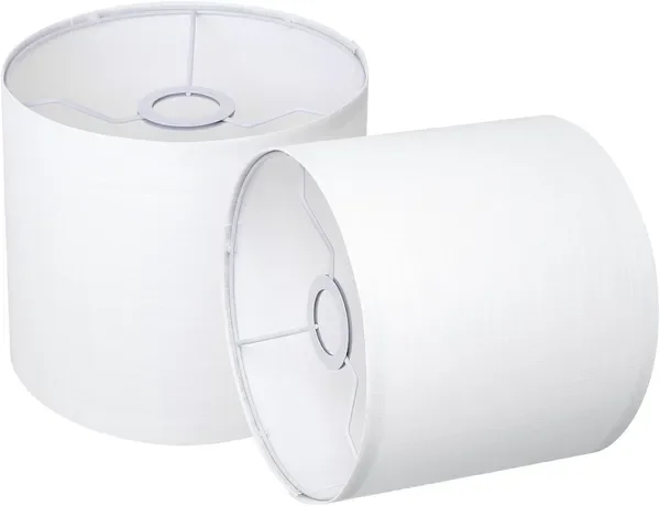 

Набор из 2 белых льняных абажуров для настольных ламп, размеры: 8,66 дюйма (верх) x 8,66 дюйма (низ) x 7,87 дюйма (высота)