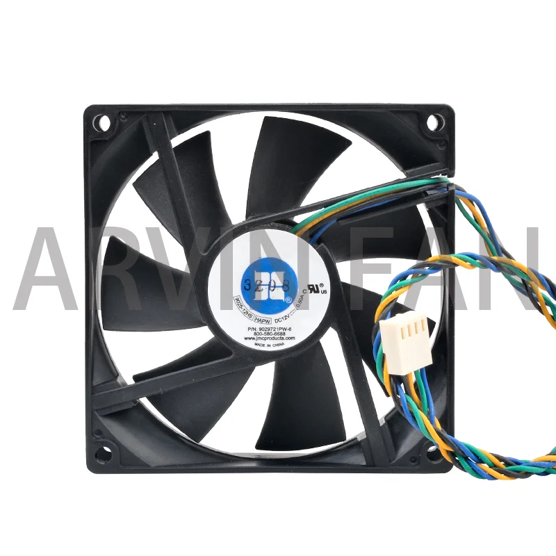 Ventilateur de refroidissement pour boîtier CPU, 9025-12HS 9029721PW-6, 9.2cm, 92mm, 92x92x25mm, DC 12V, 0,50 A, 4 broches, tout neuf, original