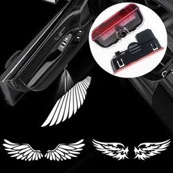 2Pcs LED Car Door Light Projector Lamp For VW Passat B6 B7 B8 B9 CC Scirocco Touareg Sharan Teramont T-ROC Arteon Phideon Touran
