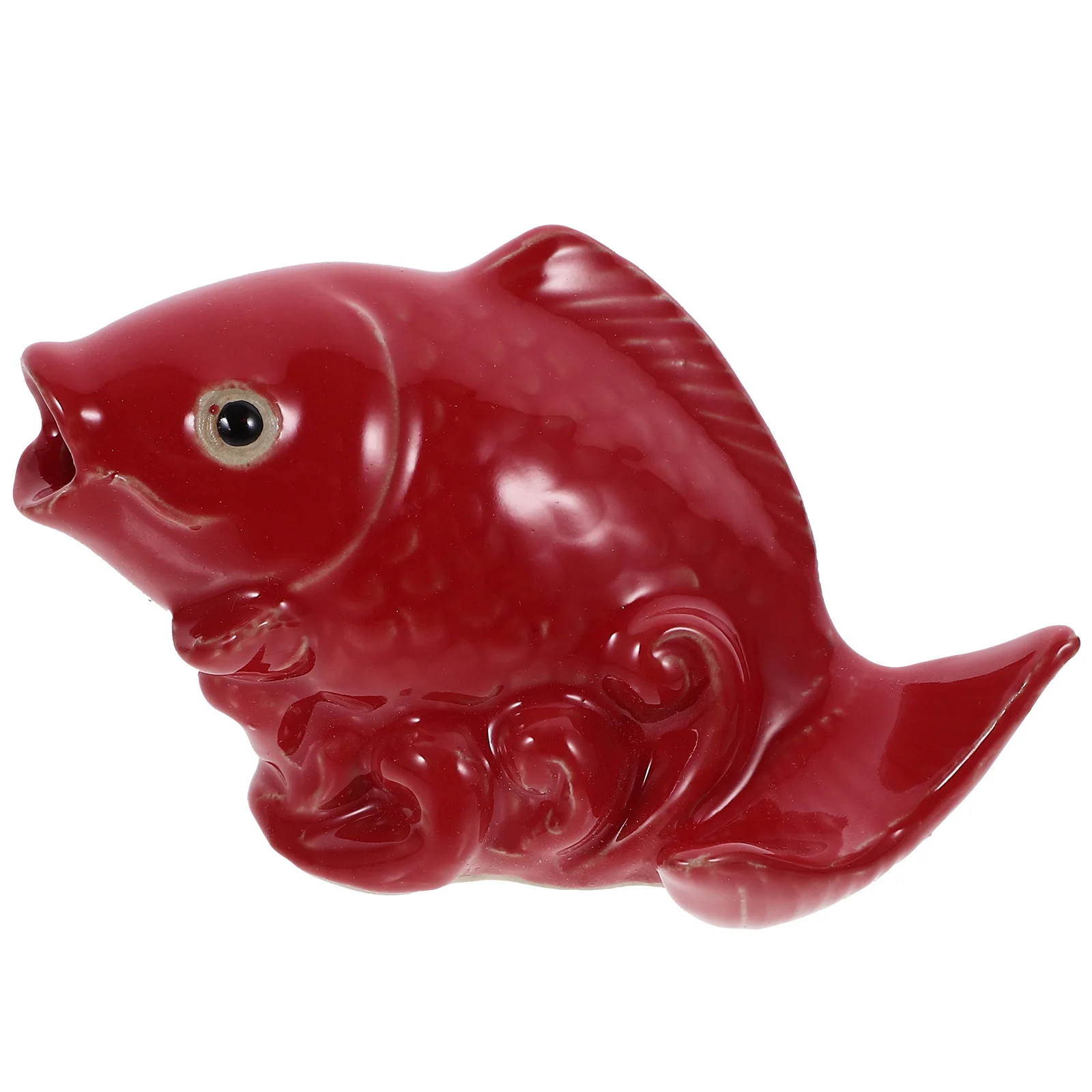 

Garden Carp Ornament Ceramic Fountain Sprinkler Nozzle for Outdoor Yard Pond Decorative Water Feature Accessory