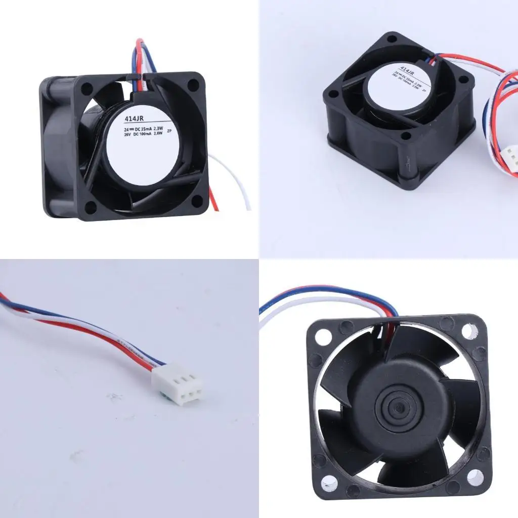 

R53C Инверторные охладители 414JR 4x4x2,5 24 В 35 мА 2,3 Вт 3-контактный 4 см Вентилятор привода инвертора для вентилятора