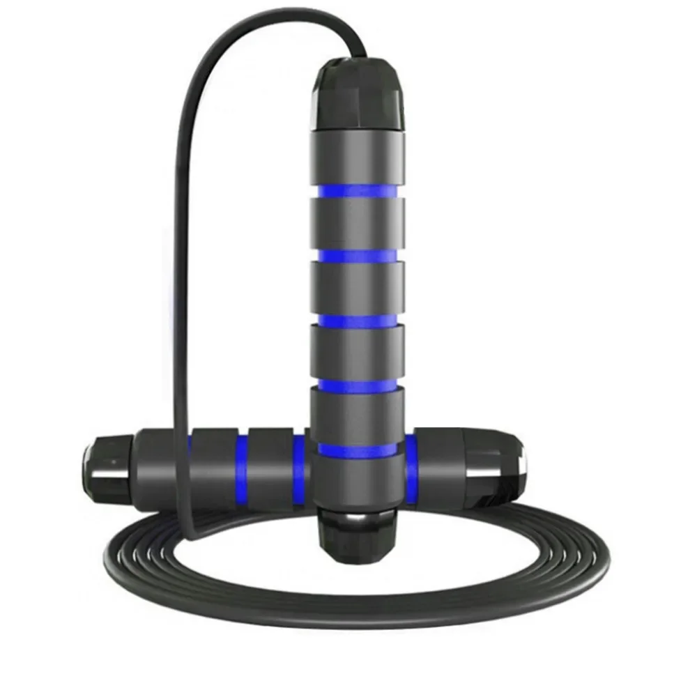 Fitness Workout Weighted Handle PVC Coated Steel Wire Adjustable Speed Skipping Rope Jump Rope Gym Equipment for Home