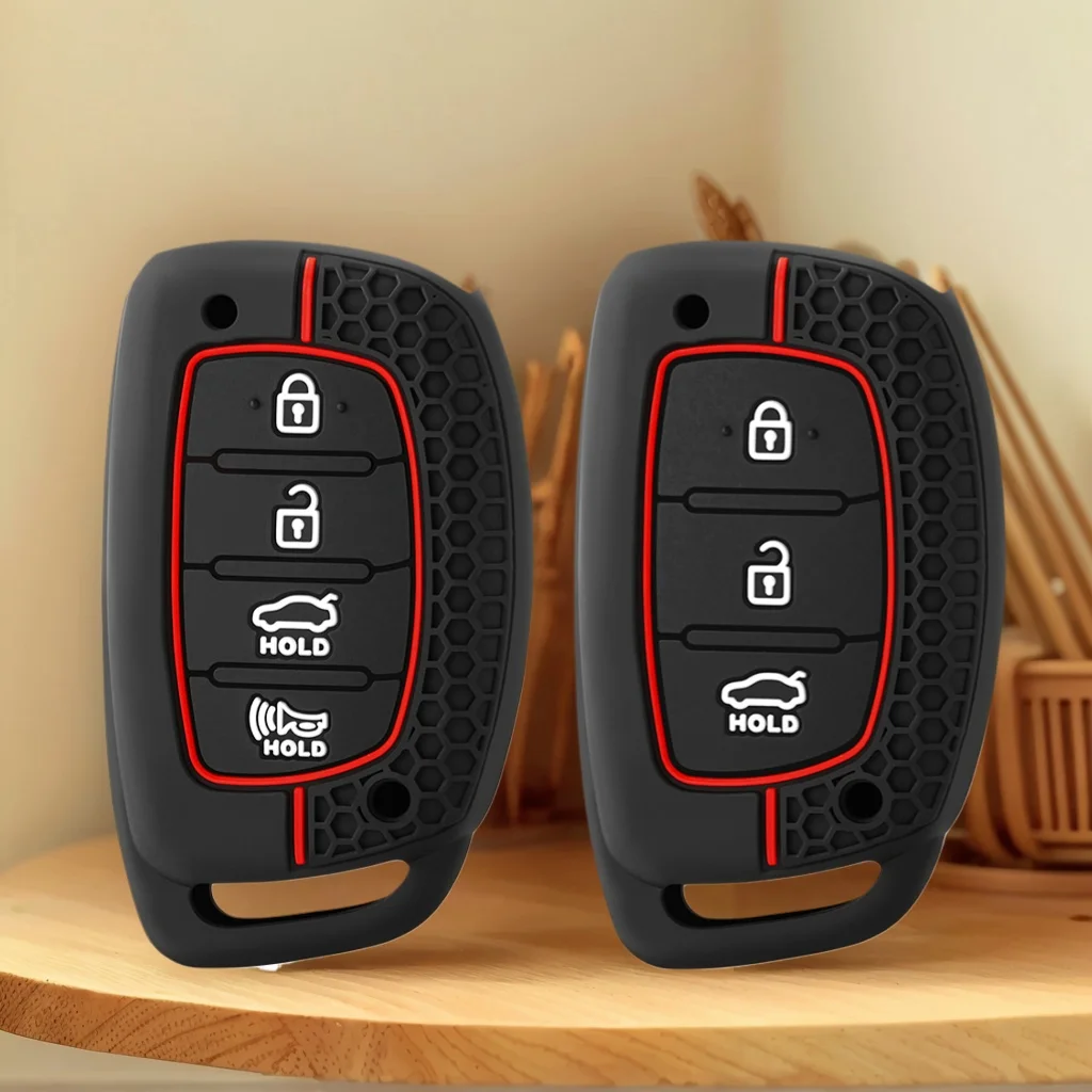 Accesorios de coche llavero para Hyundai Solaris 2022 Tucson Accent Ix25 Creta Elantra Ix35 Grand I10 Verna 2021 I20 I40 funda para llave