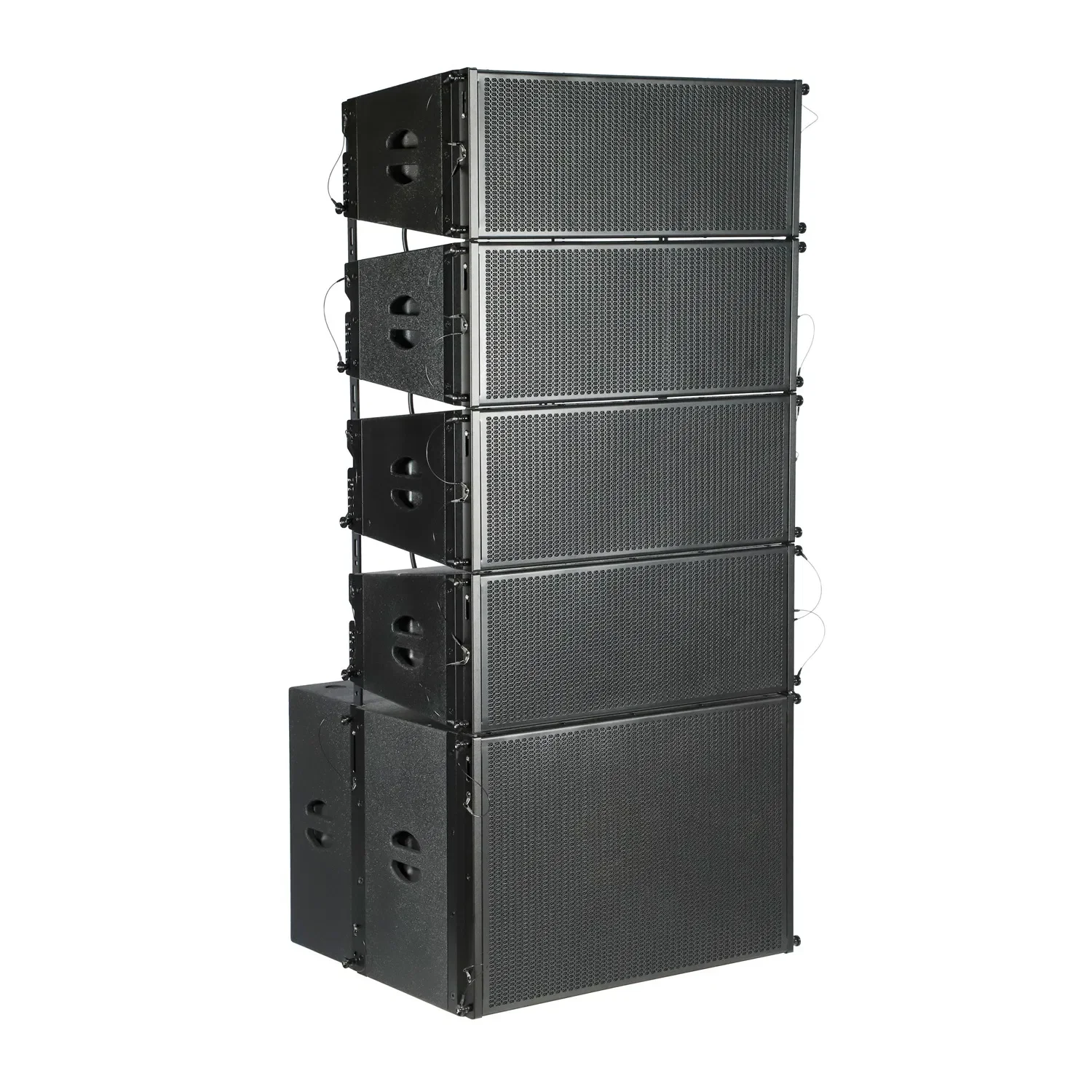 Remote Control DSP Line Array Speaker 600W Power Dual 10 Inch Unit for Stage Use