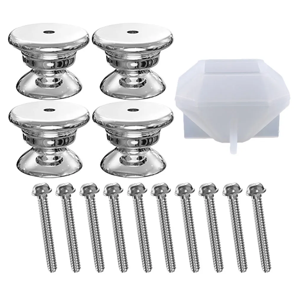 

1 set 1 Set Drawer Pull Handle Mold Silicone Reusable Non-Stick Diy Cabinet Knob Making Molds Resin Craft Tool Jewelry Accessory