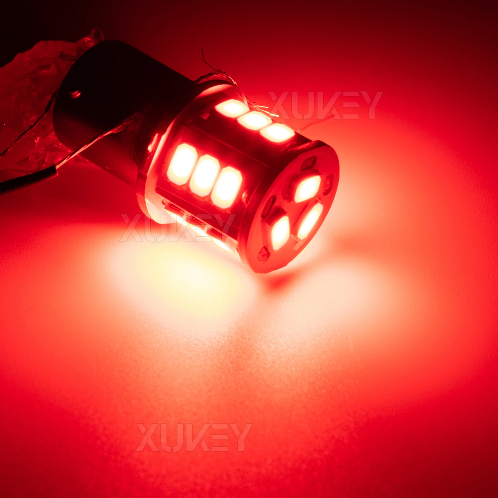 2 × أحمر/أبيض 24 فولت LED BA15s 246 R10W SMD رقم لوحة المصابيح الداخلية HGV شاحنة قبة خريطة ضوء الجانب ماركر النهار تشغيل المصابيح