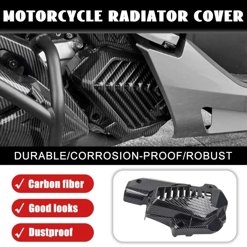 Wear Resistant Radiator Cover for PCX 160 NS150GX NWG50 Tough Radiator Cap for Off-road Motorcycle Upgrade Use