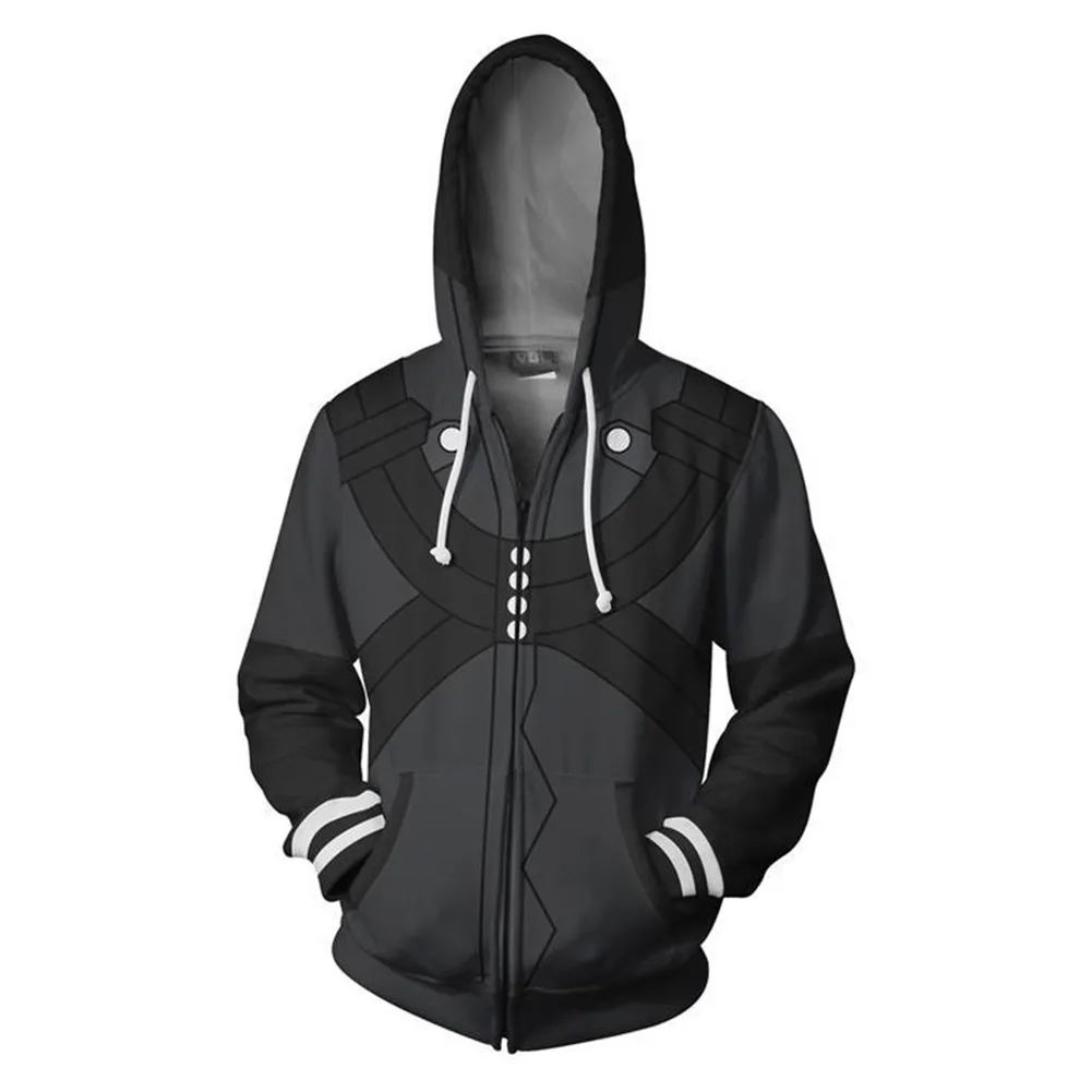 

Fulujiacos Ken Kaneki Cosplay Costume Hoodie Jacket Sweatshirt Zipper Jacket