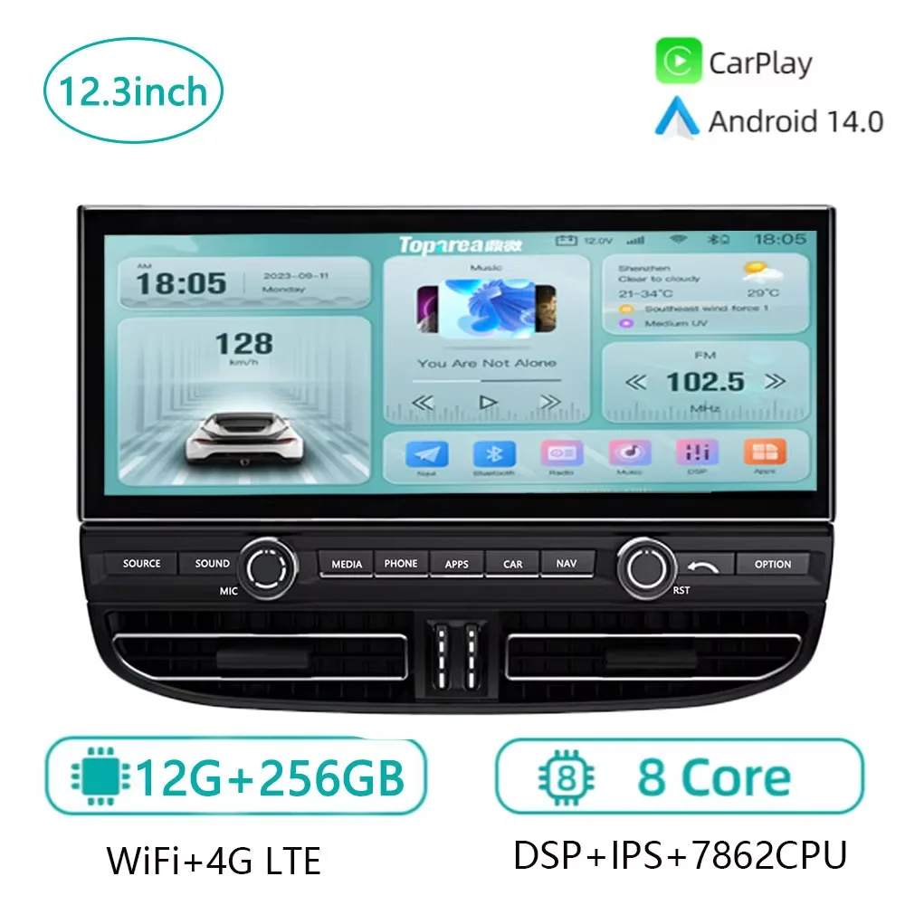 

Suitable for Porsche Cayenne car audio Android radio multimedia player 12.3inch 2010-2017