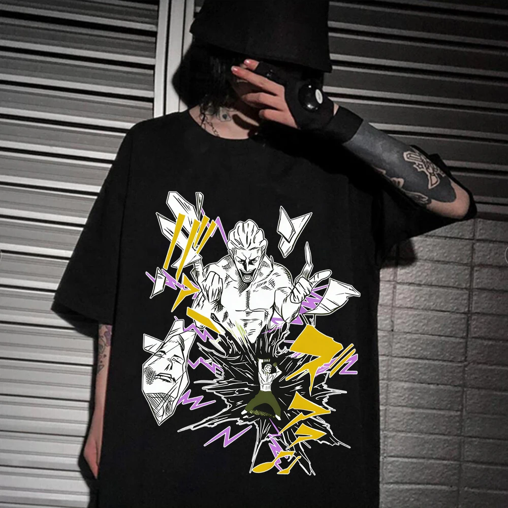 Anime Jujutsu-Kaisen Hakari Domain Expansion T-shirt Man Woman Harajuku Short Sleeve O-neck Casual Shirt Gift